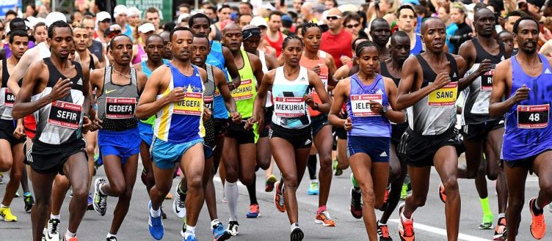 Professional athletes from around the world compete in the Scotiabank Ottawa Marathon