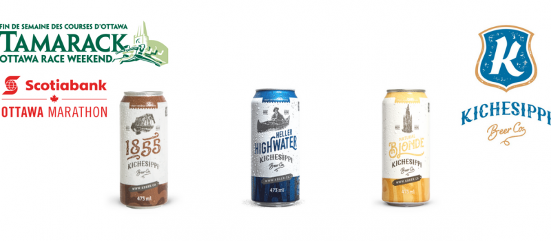 Kichesippi Beer is the new beer partner for Run Ottawa and Tamarack Ottawa Race Weekend